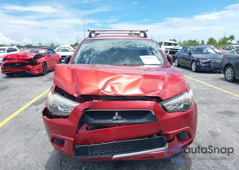 2011 Mitsubishi Outlander Sport Es из США, поврежденный, VIN JA4AP3AUXBZ006089